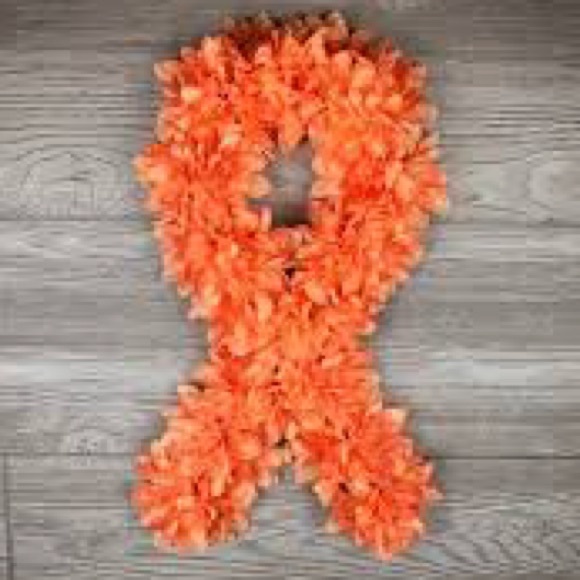 One of a kind Awareness ribbon wreath! Hand made just for you !!! - Picture 12 of 15